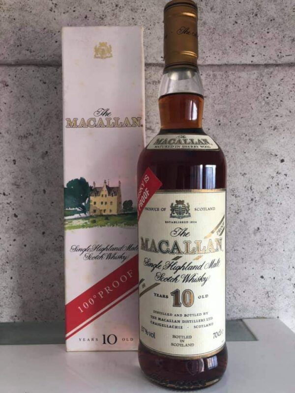 Macallan 10 Year Old Cask Strength Giovinetti Import