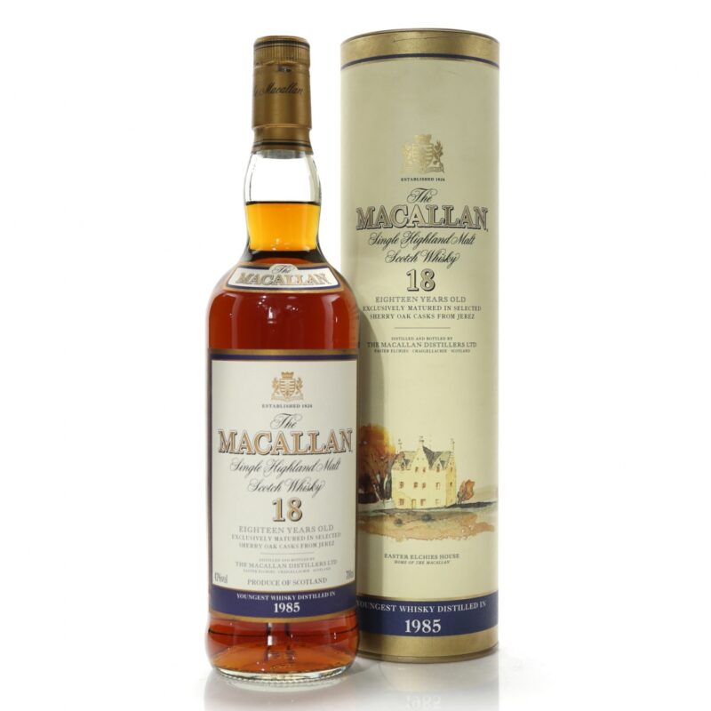 Macallan 1985 18 Year Old Sherry