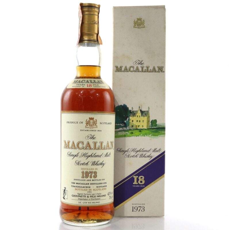 Macallan 1973 18 Year Old Sherry / Giovinetti