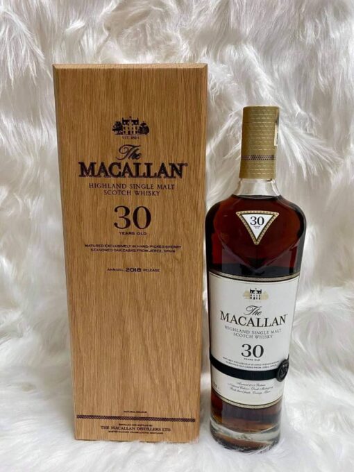 Macallan 30 Year Old Sherry Oak Old Bottling