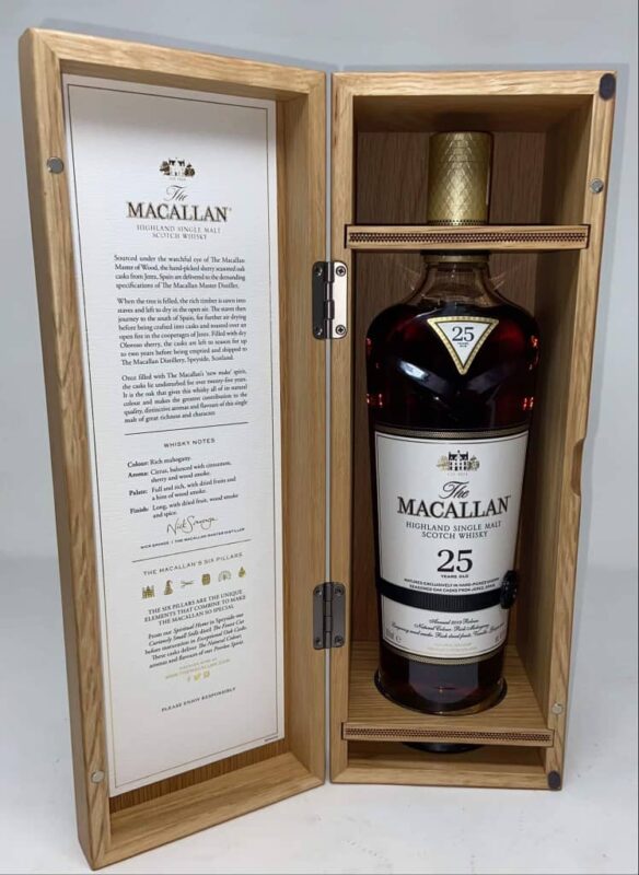 Macallan 25 Year Old Sherry Oak 2020
